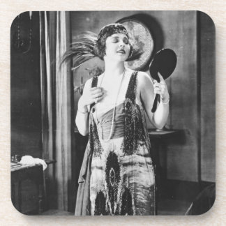 Mooie Woman Flapper Dress 1920 Onderzetter