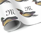 Mooie Wood Duck zwemmen Cadeaupapier (Rol Hoek)