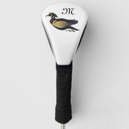 Mooie Wood Duck zwemmen Golfheadcover