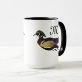 Mooie Wood Duck zwemmen Mok (Voorkant rechts)