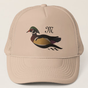 Mooie Wood Duck zwemmen Trucker Pet