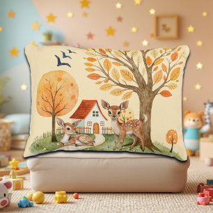 Mooie Woodland Deer Countryside Home Accent Kussen