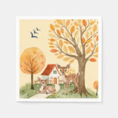 Mooie Woodland Deer Countryside Home Kinder Servet (Voorkant)