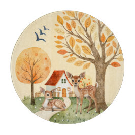 Mooie Woodland Deer Countryside Home Kinder Snijplank