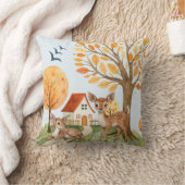Mooie Woodland Deer Countryside Home Kussen (Deken)