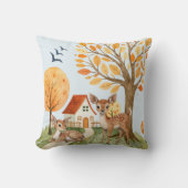 Mooie Woodland Deer Countryside Home Kussen (Voorkant)