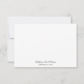 Mooie Woodland Magic Fantasy bruiloft Bedankkaart (Achterkant)