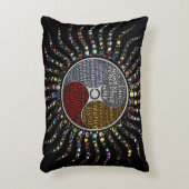 Mooie woorden en mandala-kussen accent kussen (Voorkant(Verticaal))