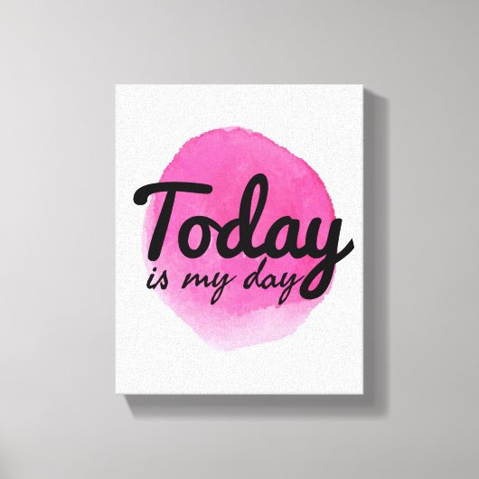 mooie woorden voor zelfliefde en zelfzorg canvas afdruk (Voorkant)