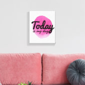 mooie woorden voor zelfliefde en zelfzorg canvas afdruk (Insitu (Woonkamer))