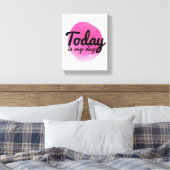 mooie woorden voor zelfliefde en zelfzorg canvas afdruk (Insitu (Slaapkamer))