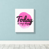 mooie woorden voor zelfliefde en zelfzorg canvas afdruk (Insitu (Houten vloer))