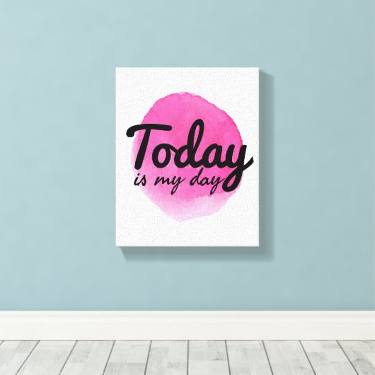 mooie woorden voor zelfliefde en zelfzorg canvas afdruk (Insitu (Houten vloer))