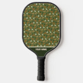 Mooie Workout Green Pro Pickleball Paddle (Achterkant)