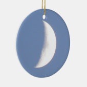 Mooie wringende maan bij daglicht keramisch ornament (Rechts)