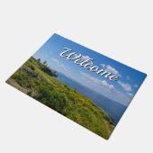 Mooie Yellowstone Lake Welcome Doormat Deurmat (Schuin)