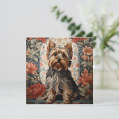 Mooie Yorkie | Yorkshire Terrier Portret (Staand voorkant)