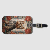 Mooie Yorkie | Yorkshire Terrier Portret Bagagelabel (Voorkant (horizontaal))