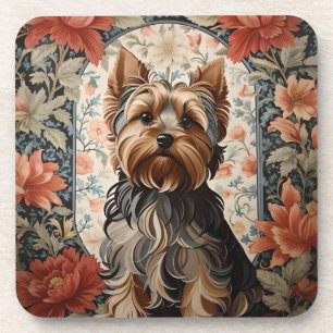 Mooie Yorkie   Yorkshire Terrier Portret Bier Onderzetter