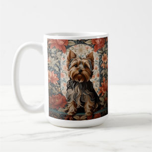 Mooie Yorkie Yorkshire Terrier Portret Koffiemok