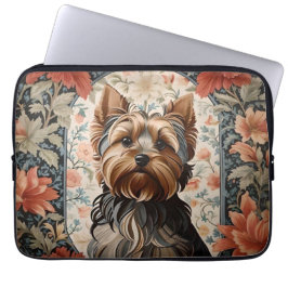 Mooie Yorkie | Yorkshire Terrier Portret Laptop Sleeve