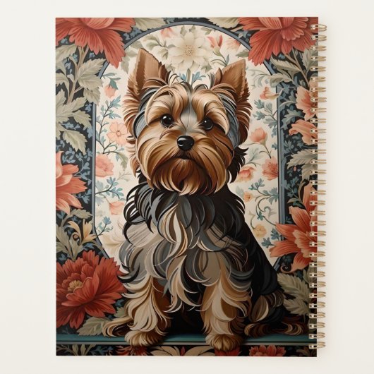 Mooie Yorkie | Yorkshire Terrier Portret Planner (Achterkant)