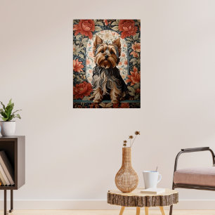 Mooie Yorkie   Yorkshire Terrier Portret Poster