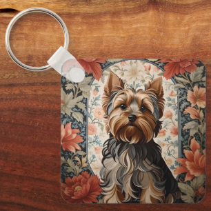Mooie Yorkie   Yorkshire Terrier Portret Sleutelhanger