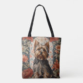 Mooie Yorkie | Yorkshire Terrier Portret Tote Bag (Achterkant)