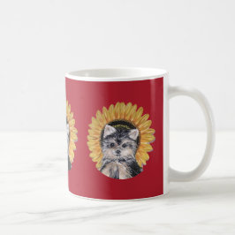 Mooie Yorkshire Terrier-hond Koffiemok
