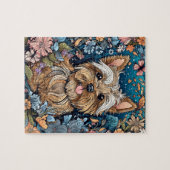 Mooie Yorkshire Terrier/Yorkie hond Legpuzzel (Horizontaal)
