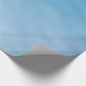 Mooie zachte blauwe hemel met droomwolken cadeaupapier (Hoek)