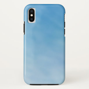 Mooie zachte blauwe hemel met droomwolken iPhone XS hoesje