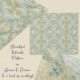 Mooie zachte groene en gele patteringen fleece deken