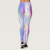 Mooie zachte holografische regenboog leggings (Achterkant)