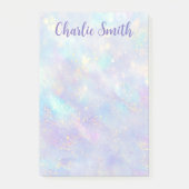 Mooie zachte pastel achtergrond scriptnaam post-it® notes (Voorkant)