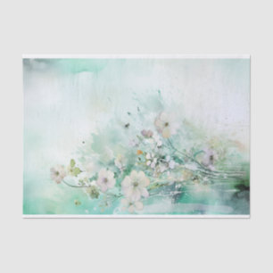 Mooie, zachte pastel schaduwrijke bloemen tissuepapier