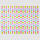 Mooie zachte pastel stippenpatroon tissuepapier (Voorkant)