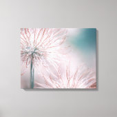 Mooie, zachte roze, fijne drijvers op canvas afdruk (Voorkant)