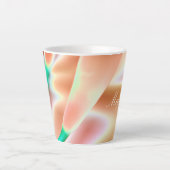 Mooie, zachte roze latte Mok (Voorkant)