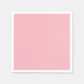 Mooie zachte roze papieren servetten (Voorkant)