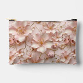 Mooie zachte roze pastelbloem bedrukt etui