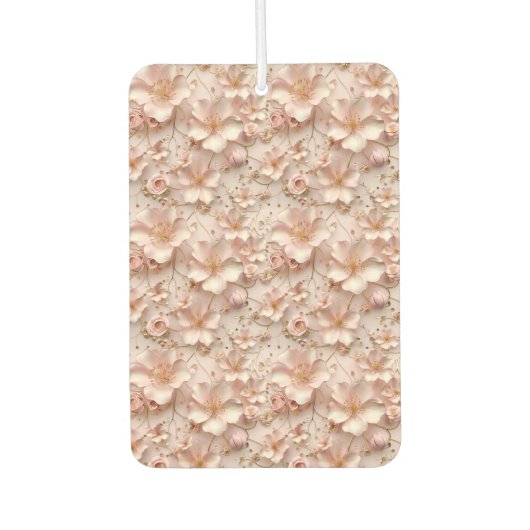 Mooie zachte roze pastelbloem luchtverfrisser (Voorkant)