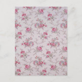 Mooie zachte  rozen en bladeren briefkaart (Voorkant)