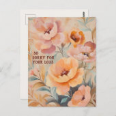 Mooie zachte wilde bloemen Bloemen SORRY VOOR HET  Briefkaart (Voorkant / Achterkant)