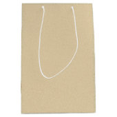 Mooie zachte zand achtergrond medium cadeauzakje (Voorkant)