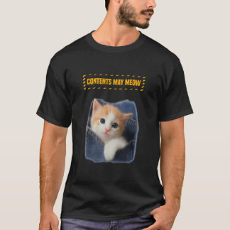 Mooie Zakkitten, Grappige Kattenliefhebber Grafisc T-shirt