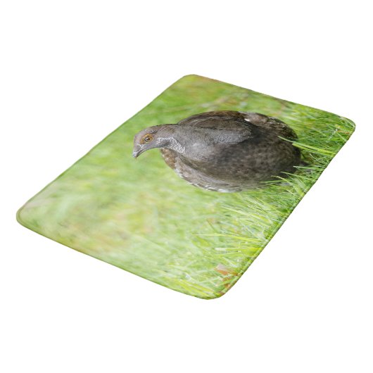 Mooie zalige Grouse in de gras Badmat (Gekanteld)