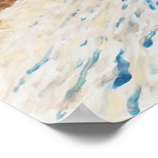 Mooie zand Dunes Beach Fine Art-afdrukken Poster (Hoek)