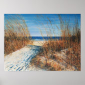 Mooie zand Dunes Beach Fine Art-afdrukken Poster (Voorkant)